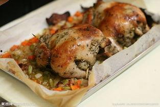 烤火鸡图片,金黄酥脆，香气四溢的节日佳肴